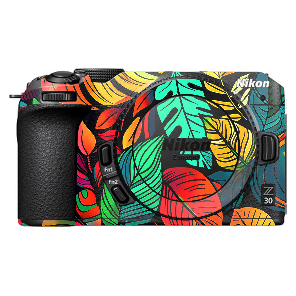 Tropical Jungle Leaves Nikon Z30 Camera Skin