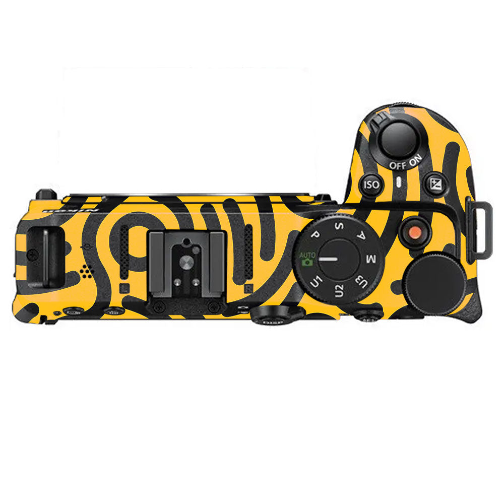 Minimal Yellow Wave Nikon Z30 Camera Skin