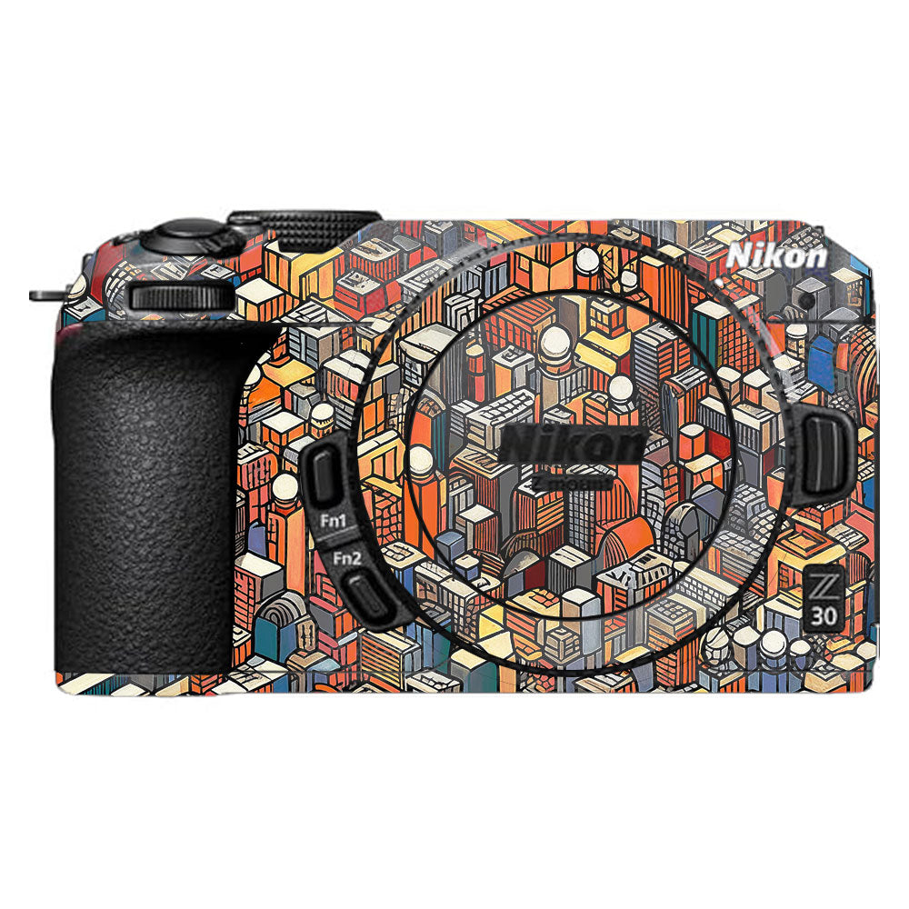 Isometric Cityscape Nikon Z30 Camera Skin