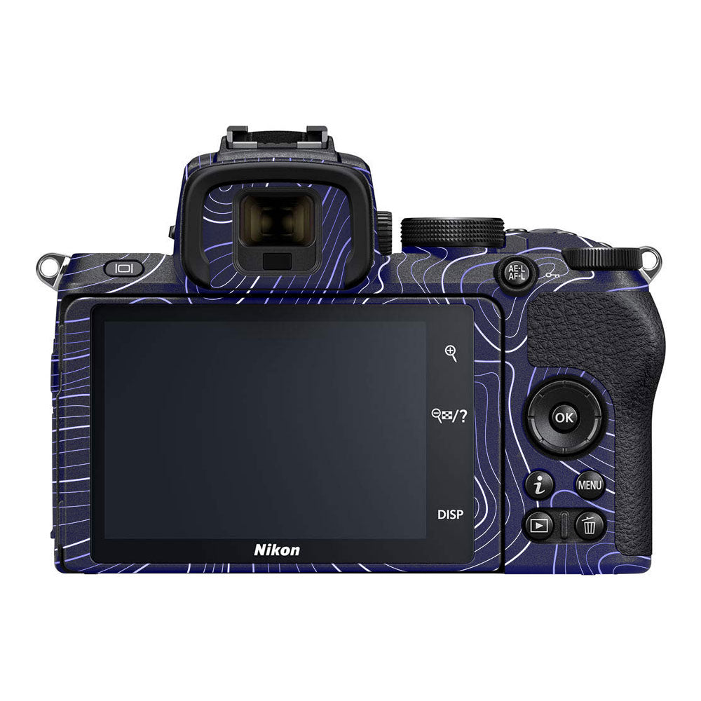 Deep Blue Contour Nikon Z50 Camera Skin