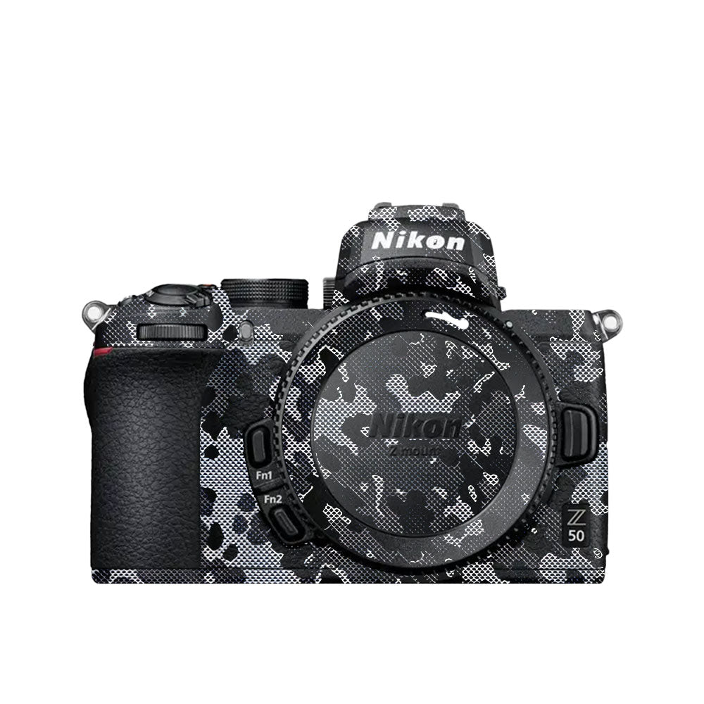 Stealth Grey Camo Nikon Z50 Camera Skin
