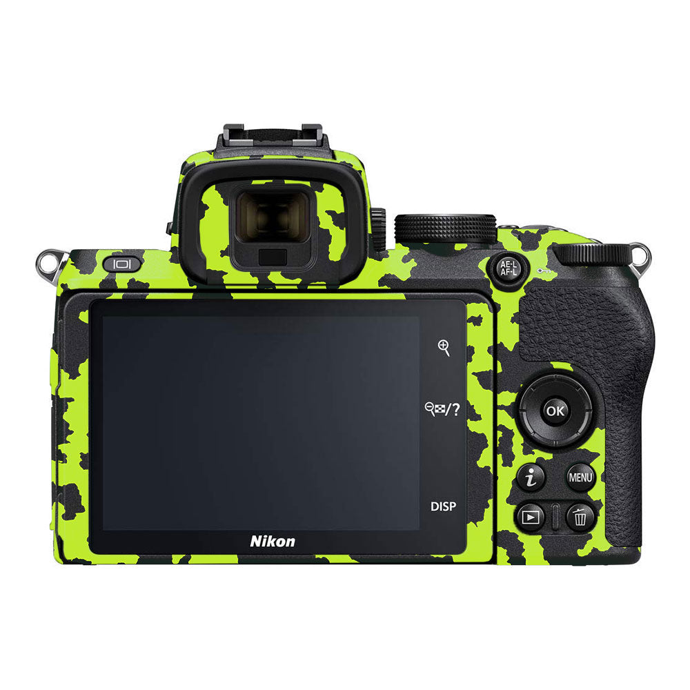 Neon Green Splatter Nikon Z50 Camera Skin