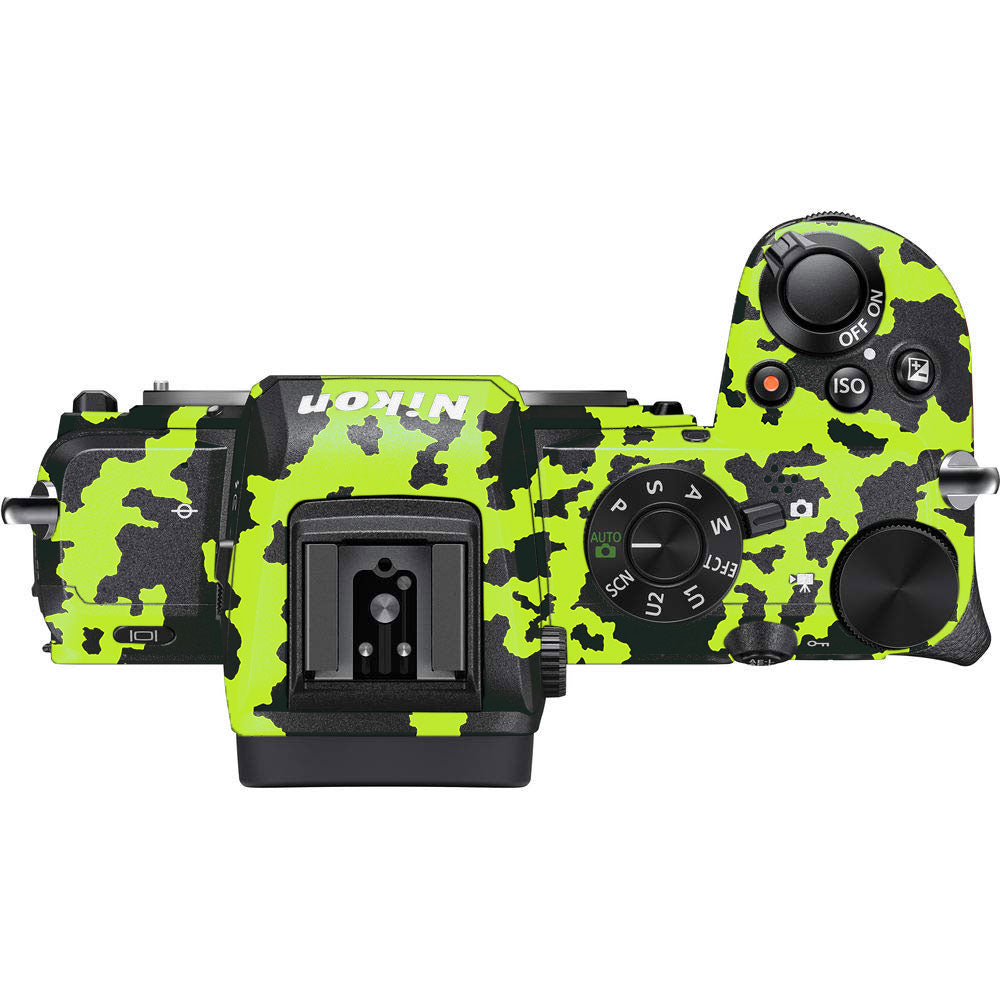 Neon Green Splatter Nikon Z50 Camera Skin