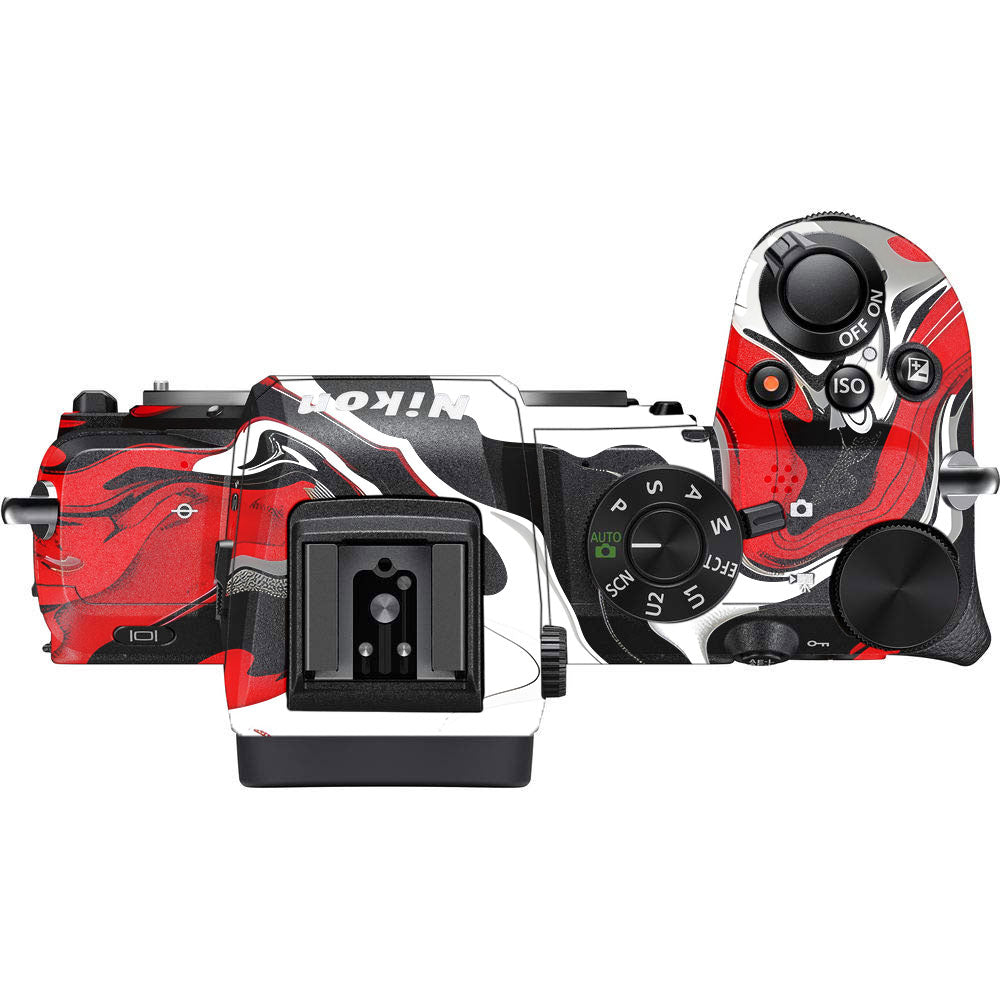 Scarlet and White Motion Nikon Z50 Camera Skin