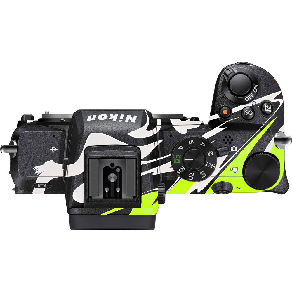 Neon Green and Black Pattern Nikon Z50 Camera Skin