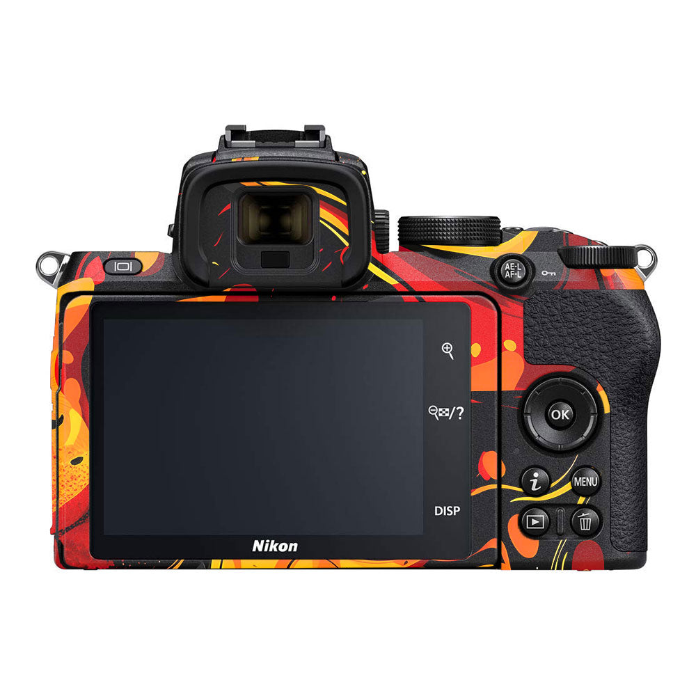 Lava Burst Nikon Z50 Camera Skin