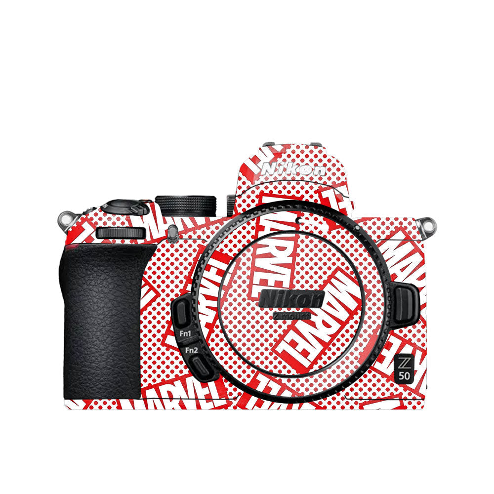 Marvel Comics Nikon Z50 Camera Skin