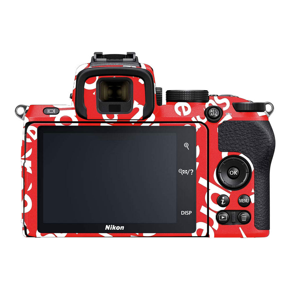 Supreme Red Nikon Z50 Camera Skin