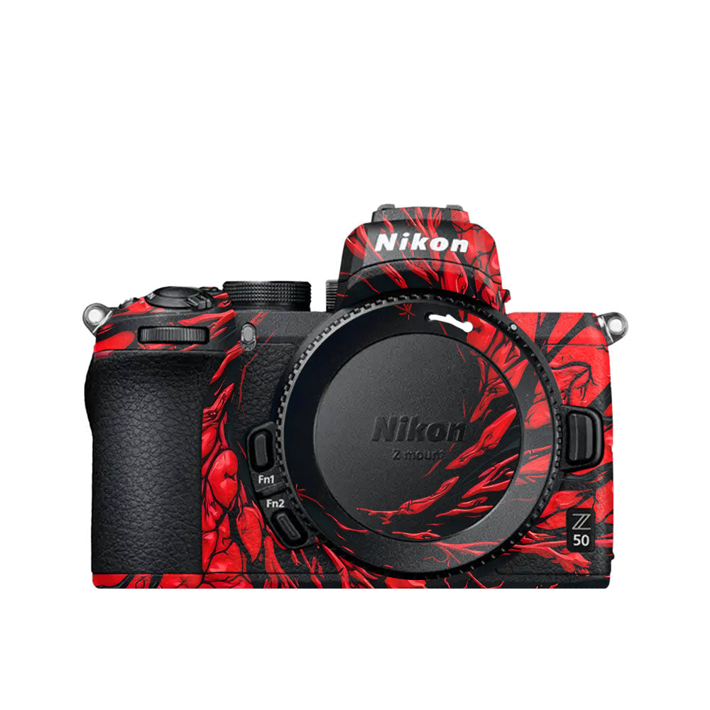 Venom Red Nikon Z50 Camera Skin