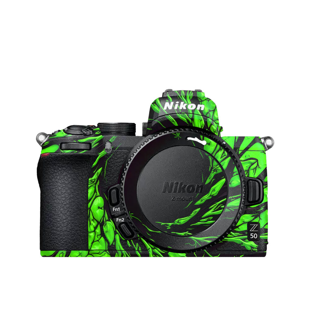 Venom Green Nikon Z50 Camera Skin
