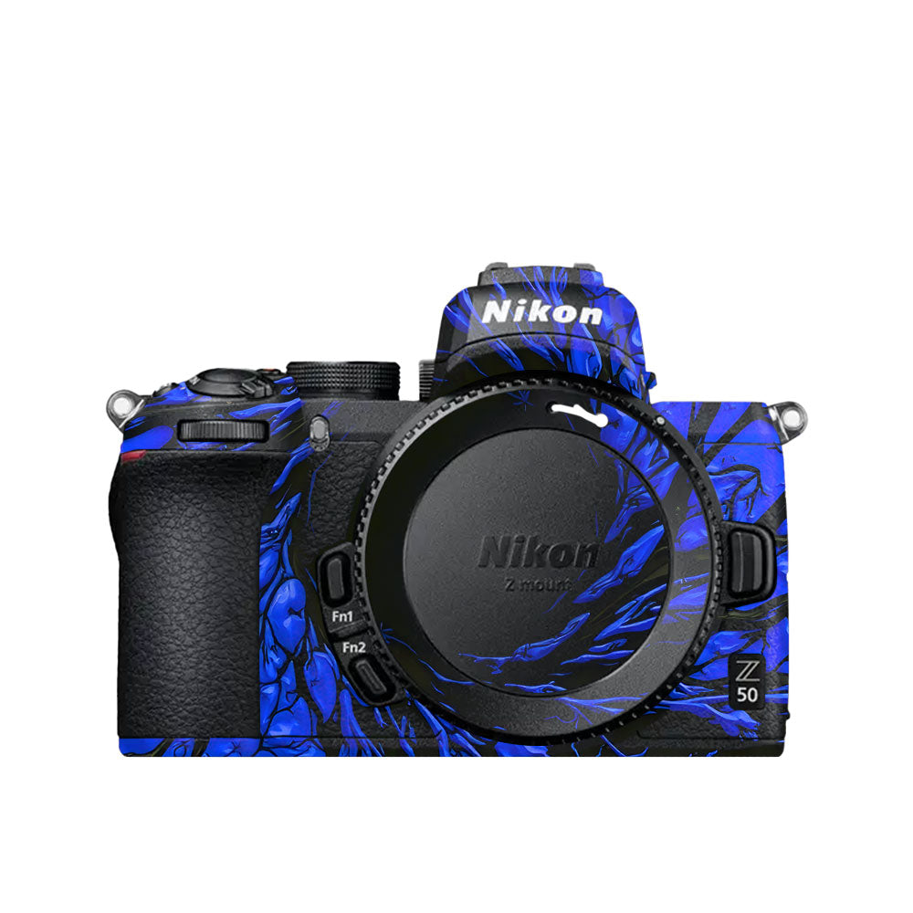 Venom Blue Nikon Z50 Camera Skin