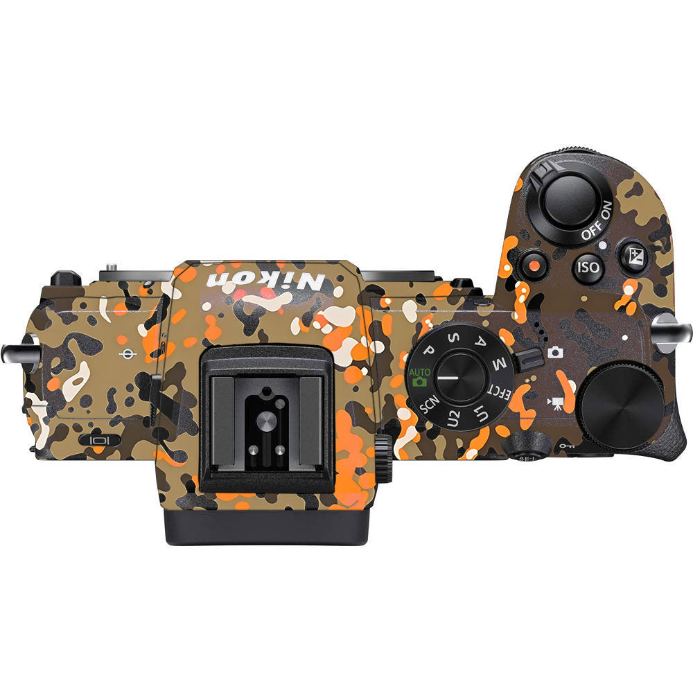 Orange Brown Spot  Nikon Z50 Camera Skin