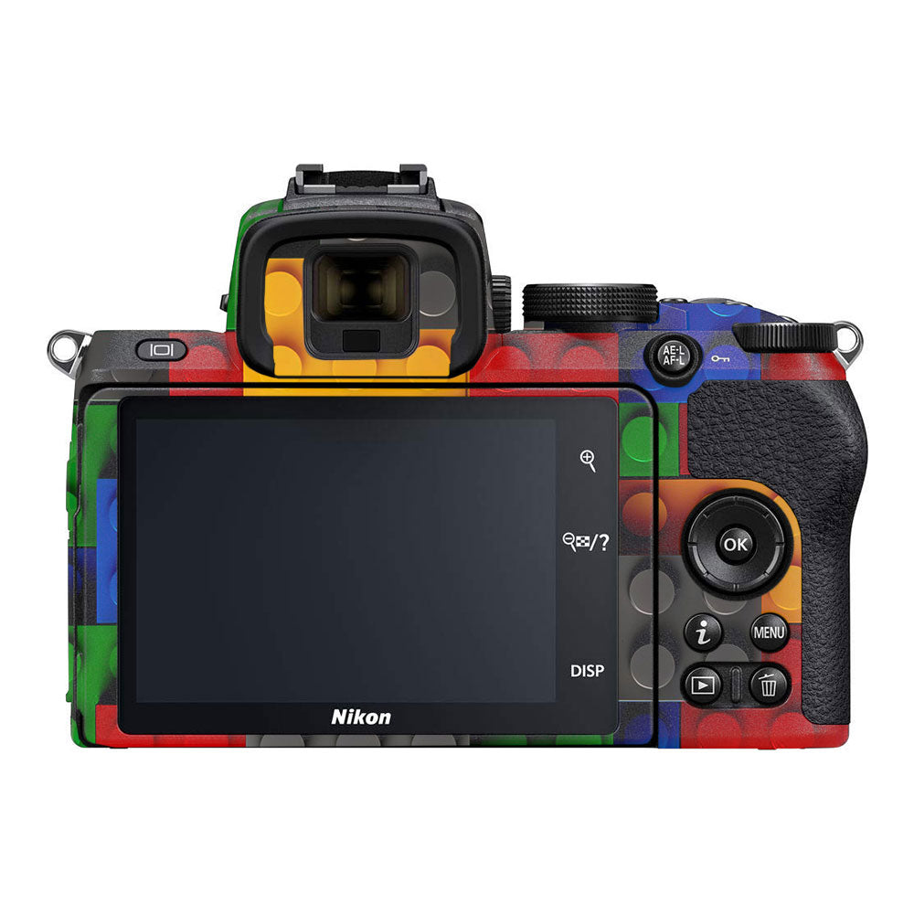 Colorful LEGO Brick Wall Pattern Nikon Z50 Camera Skin