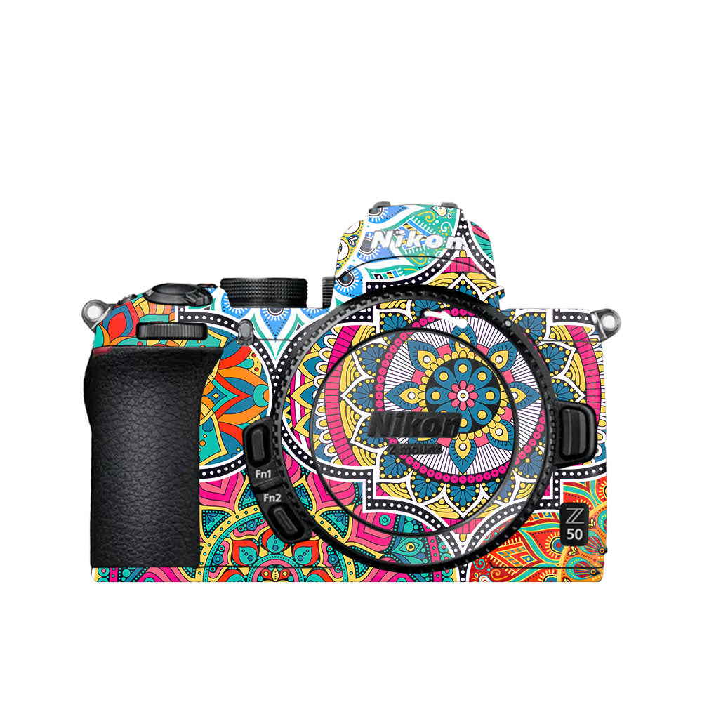 Boho Mandala Tile Pattern Nikon Z50 Camera Skin