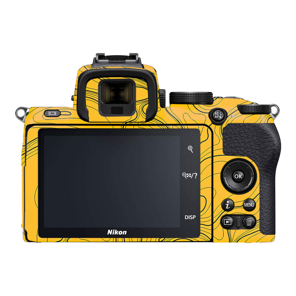 Topographic Map Pattern Nikon Z50 Camera Skin