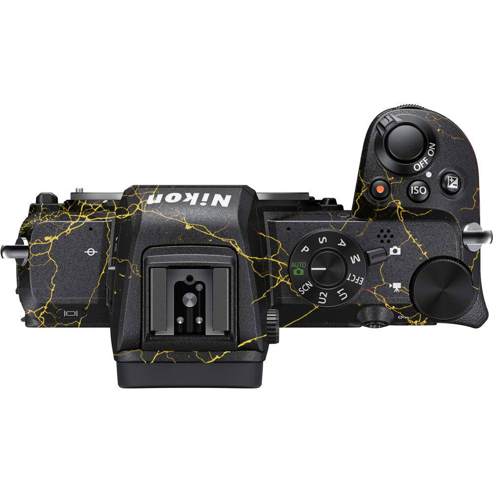 Electric Gold Veins Nikon Z50 Camera Skin