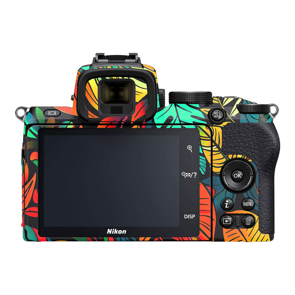 Tropical Jungle Leaves Nikon Z50 Camera Skin