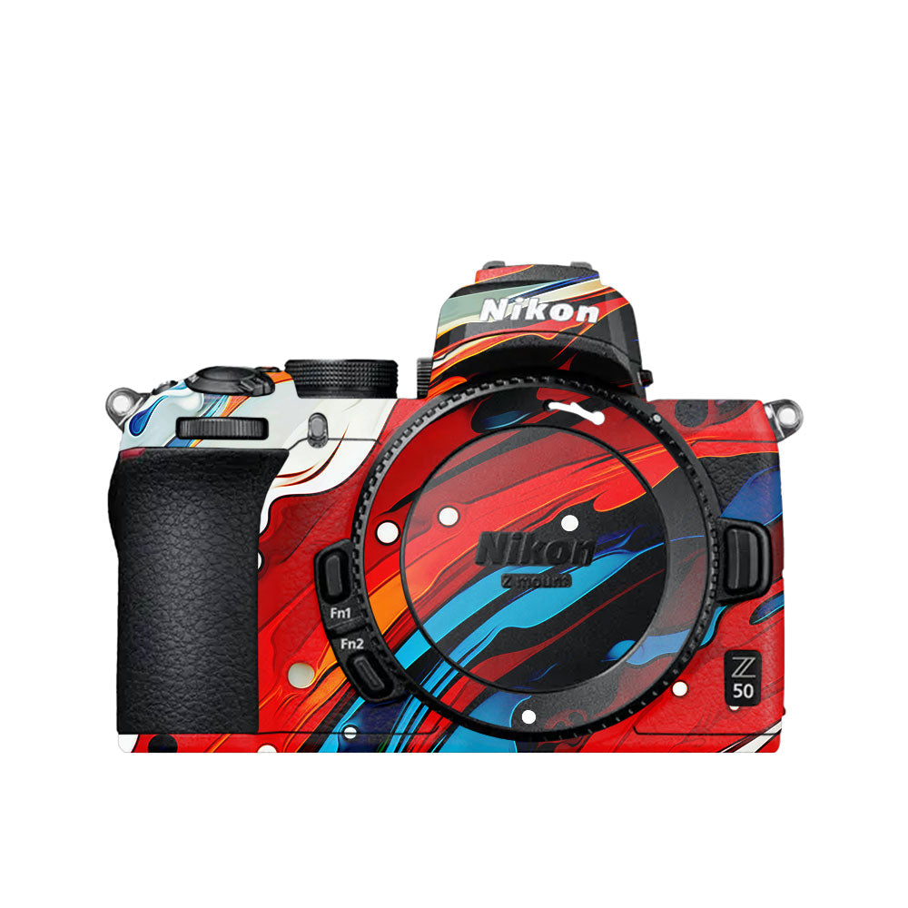 Fire & Ice Flow Nikon Z50 Camera Skin
