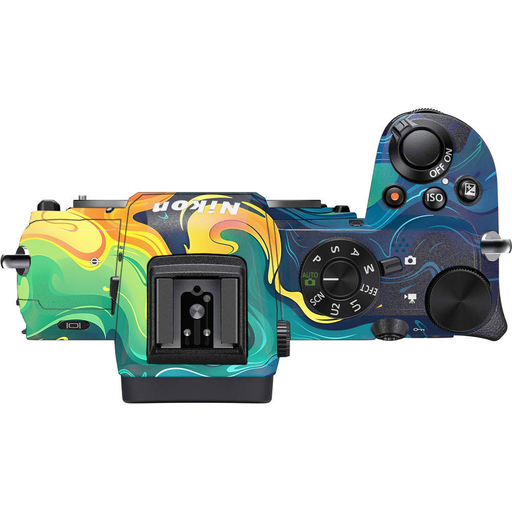 Rainbow Liquid Fusion Nikon Z50 Camera Skin