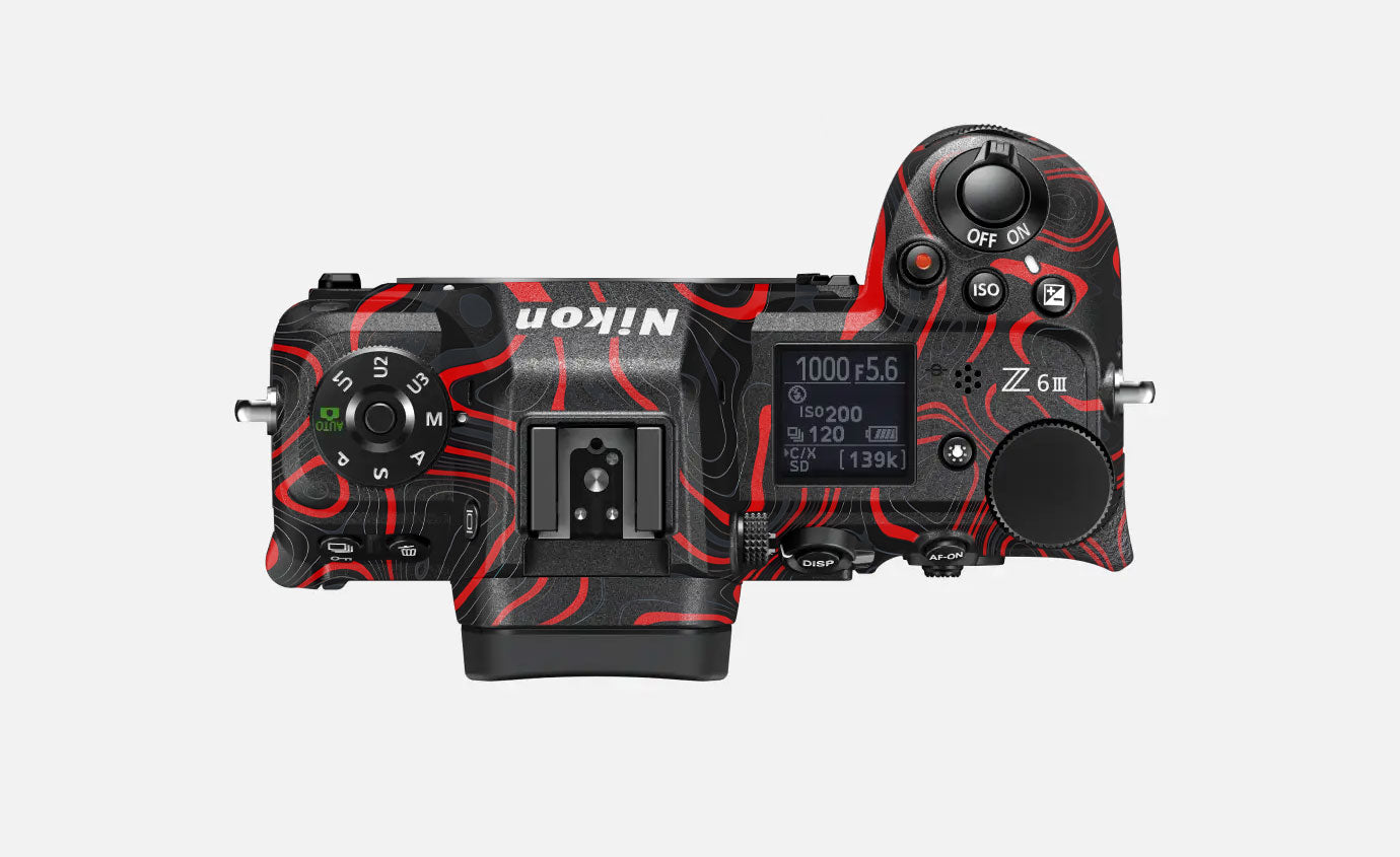 Crimson Waves Nikon Z6 III Camera Skin