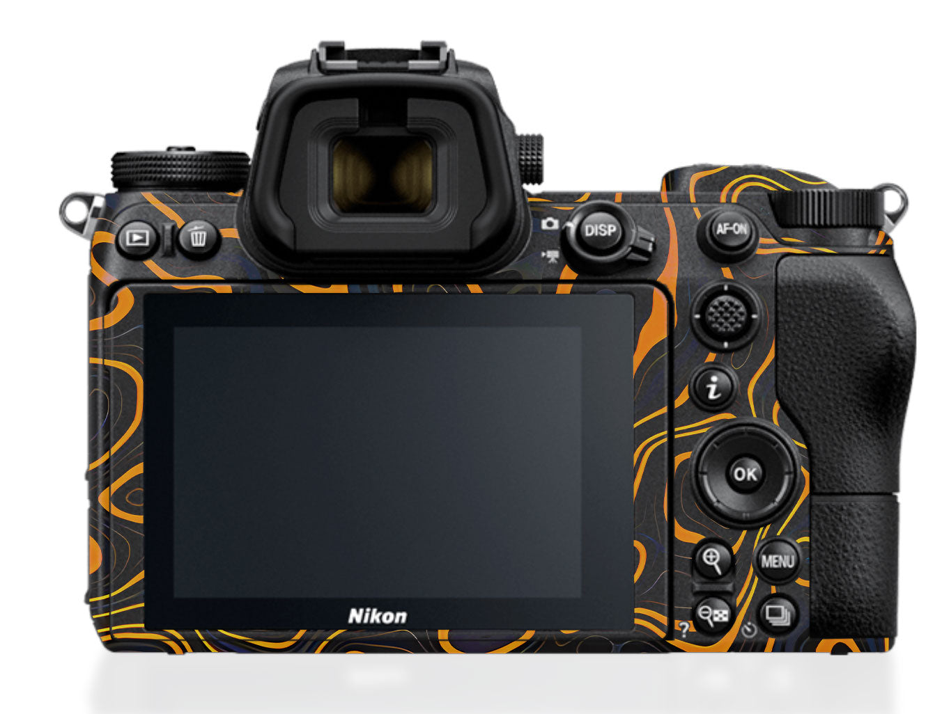 Amber Topographic Waves Nikon Z6 III Camera Skin