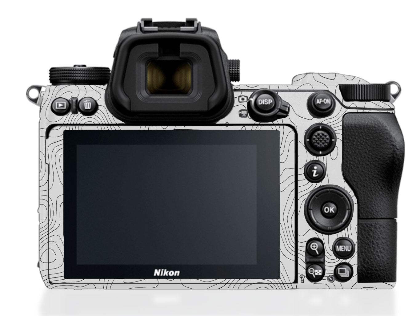 White Contour Design Nikon Z6 III Camera Skin