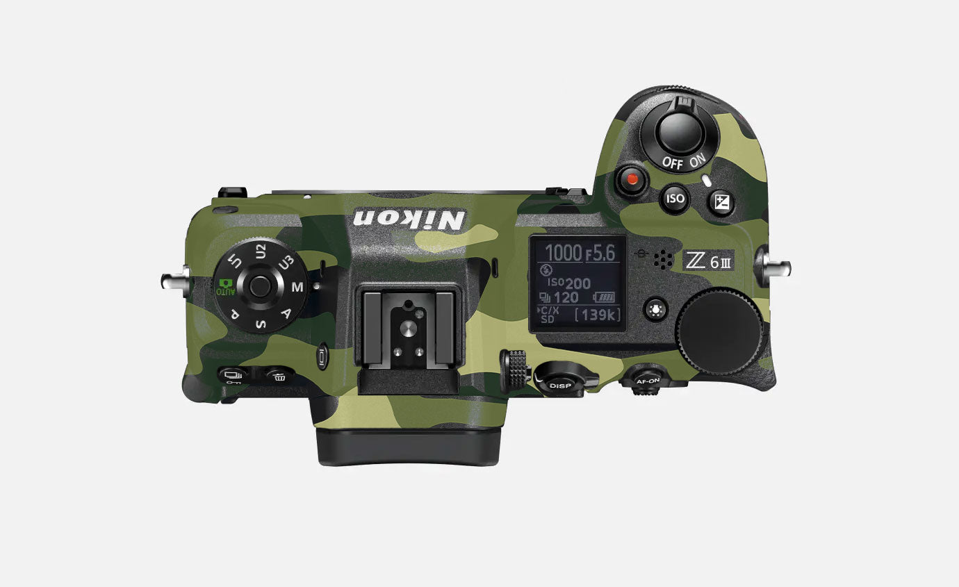 Forest Green Camo Nikon Z6 III Camera Skin