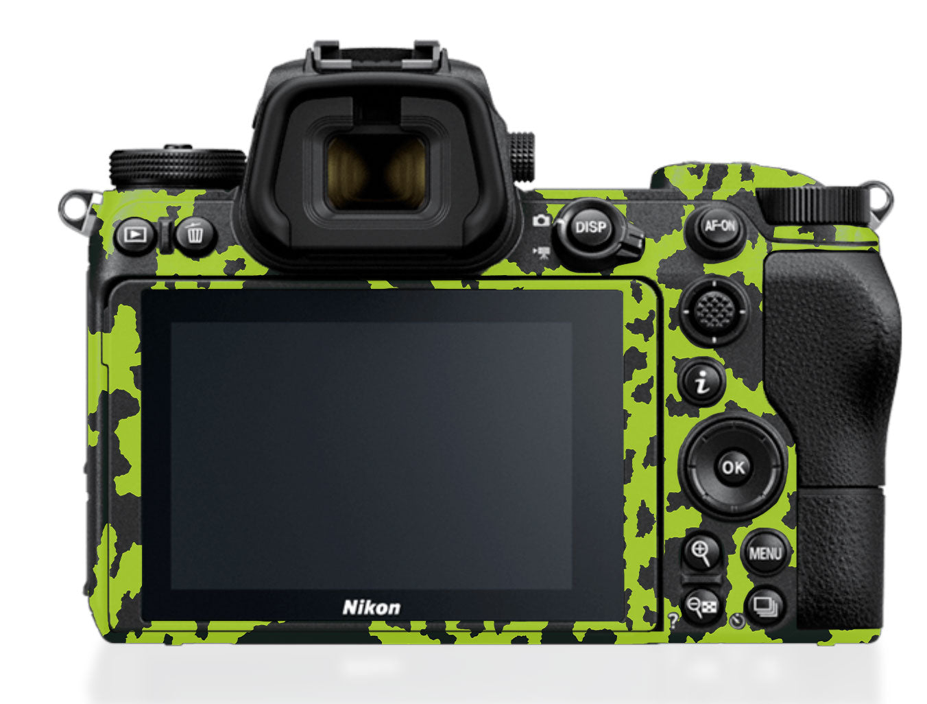 Neon Green Splatter Nikon Z6 III Camera Skin