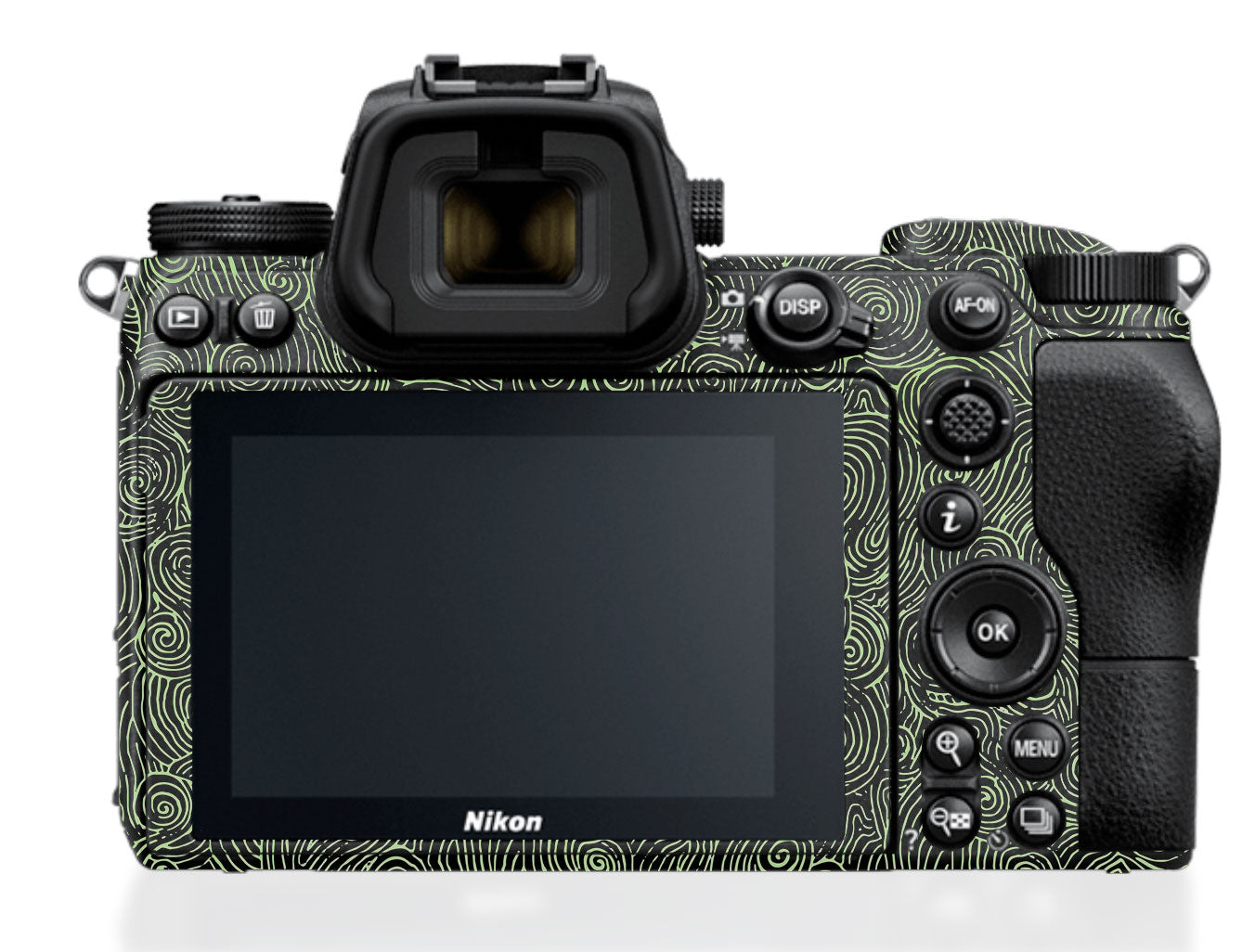 Green Spirals Nikon Z6 III Camera Skin