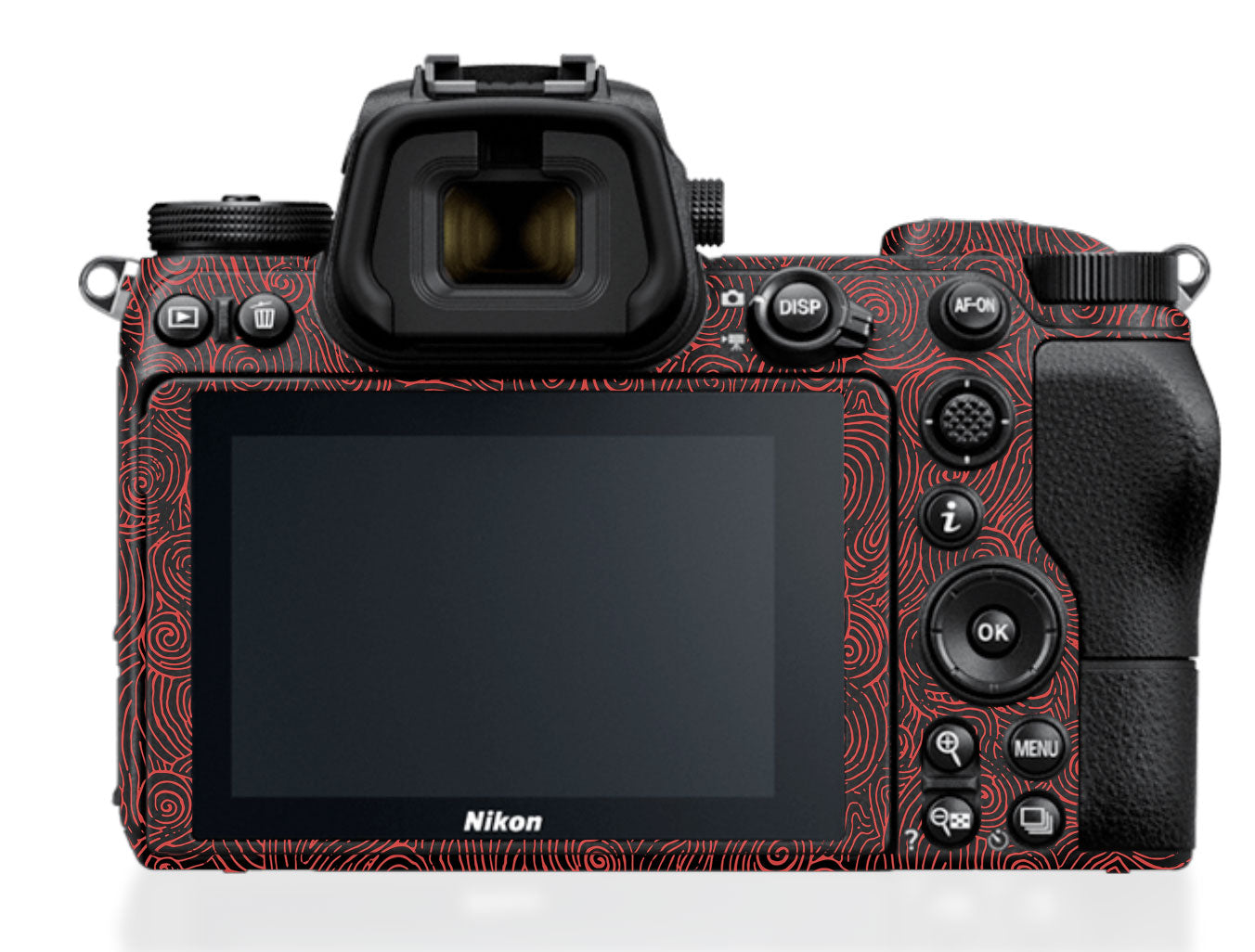 Red Spirals Nikon Z6 III Camera Skin