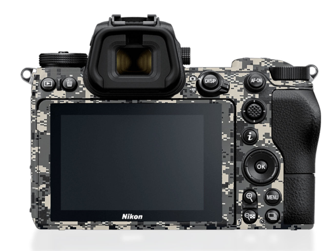 Grey Black Pixel Nikon Z6 III Camera Skin
