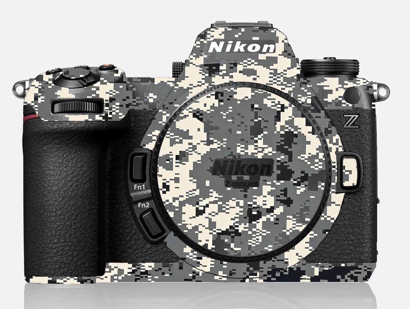 Grey Black Pixel Nikon Z6 III Camera Skin