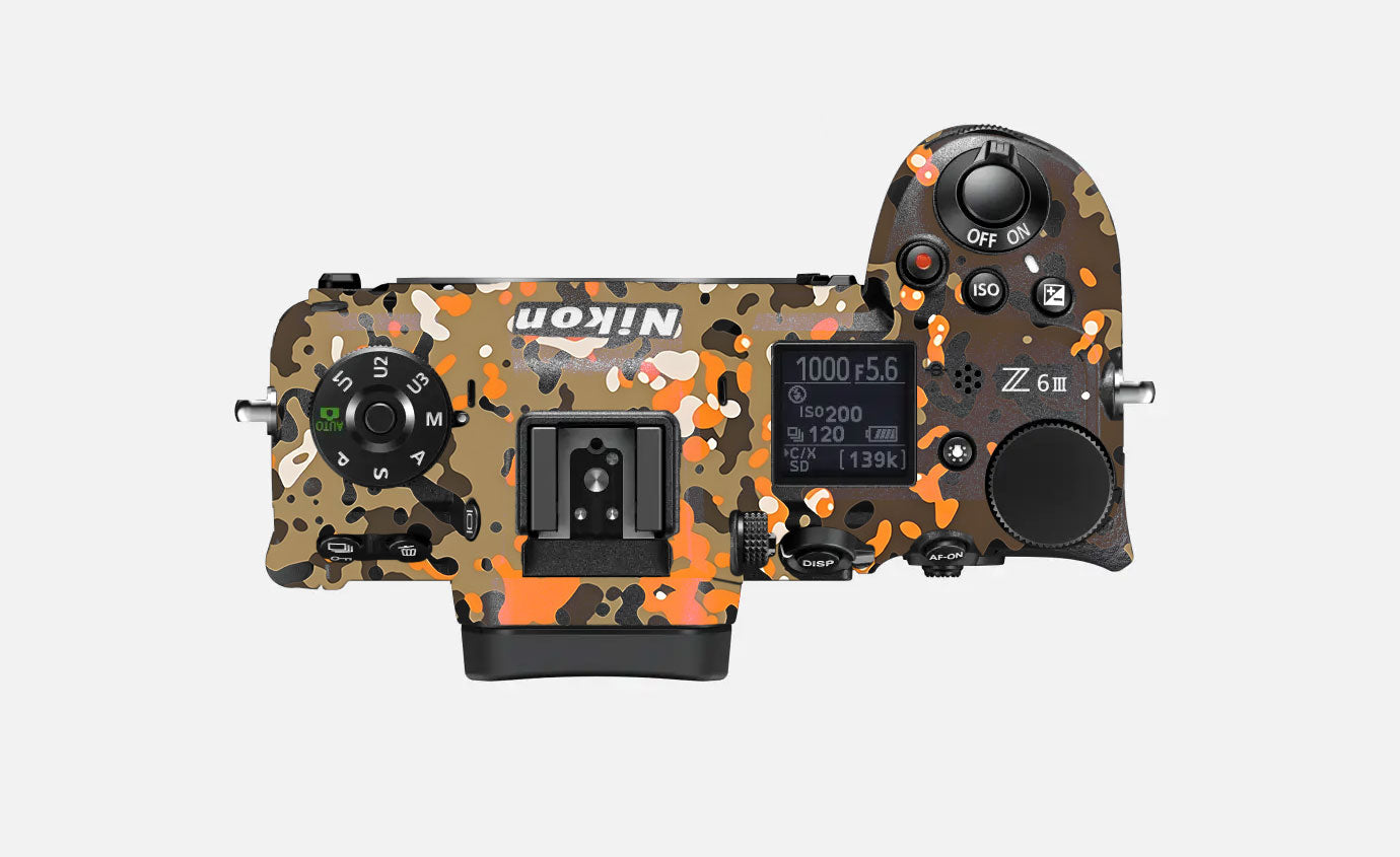 Orange Brown Spot Nikon Z6 III Camera Skin