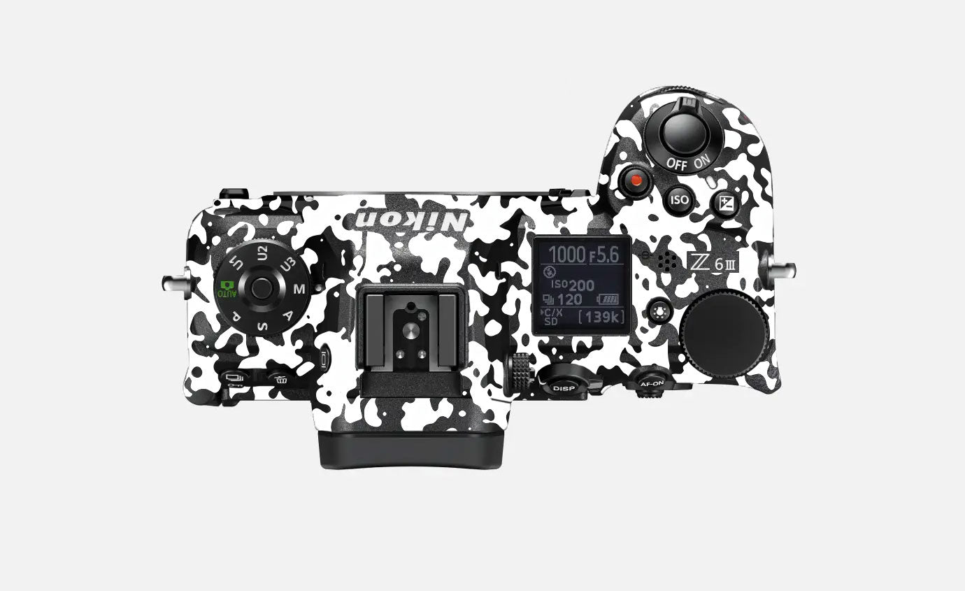 Snow Camo Nikon Z6 III Camera Skin