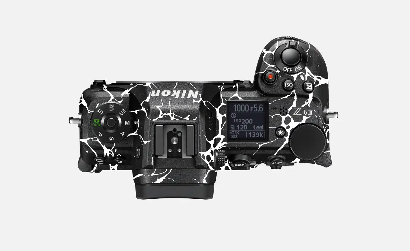 White Web Nikon Z6 III Camera Skin