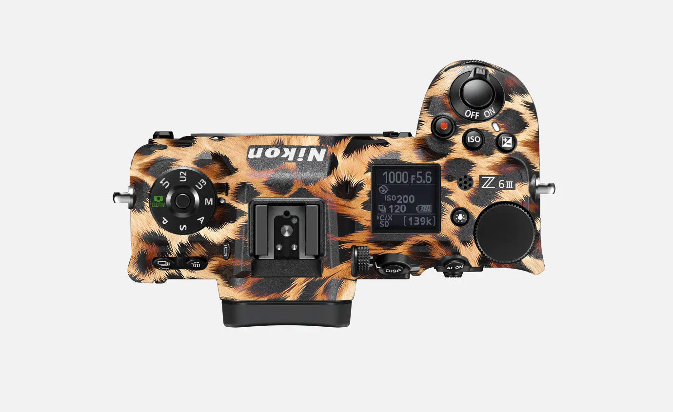 Classic Leopard Spots Nikon Z6 III Camera Skin