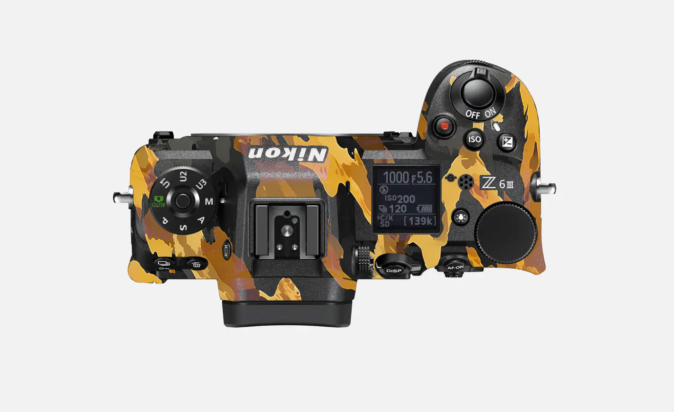 Camo Tiger Blend Nikon Z6 III Camera Skin