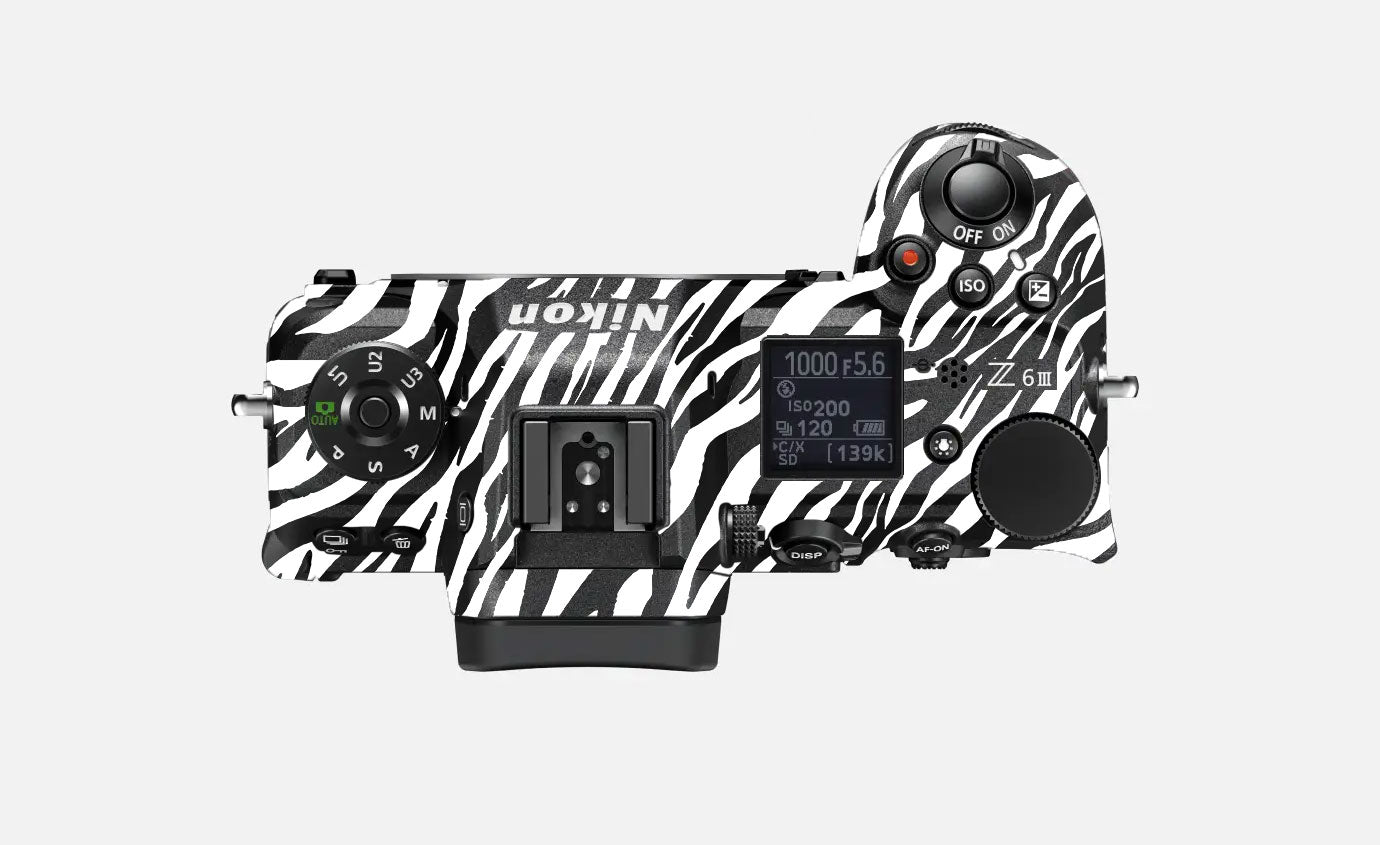 Classic Zebra Stripes Nikon Z6 III Camera Skin