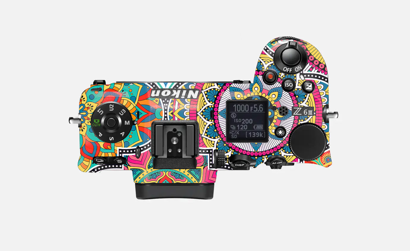 Boho Mandala Tile Pattern Nikon Z6 III Camera Skin