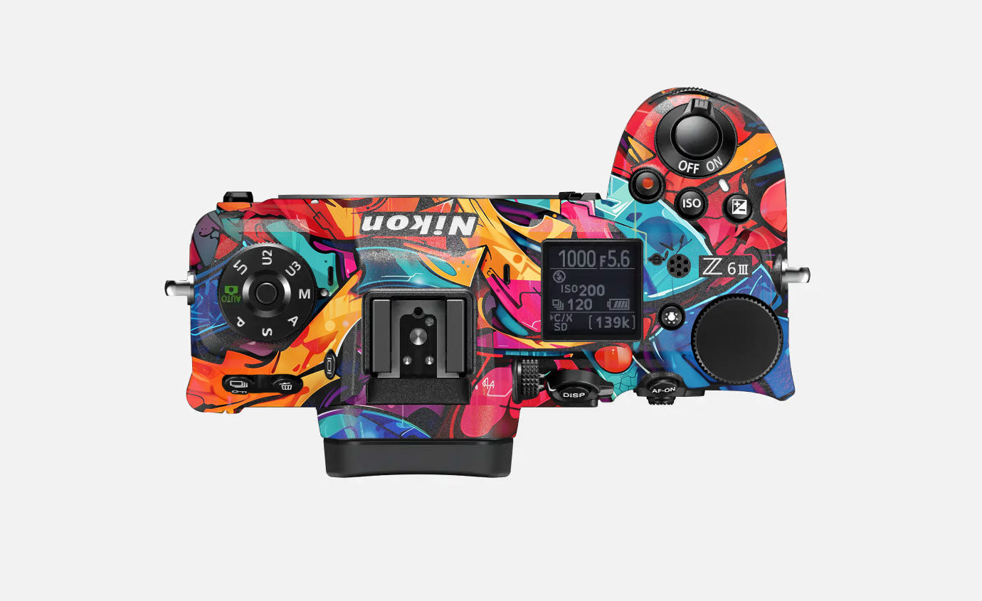 Urban Graffiti Explosion Nikon Z6 III Camera Skin