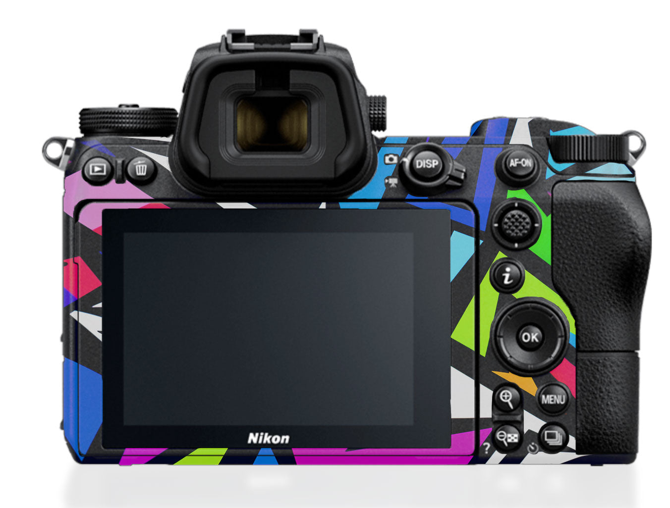 Bold Geometric Pop Nikon Z6 III Camera Skin