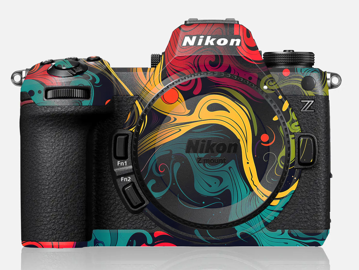 Psychedelic Color Swirl Nikon Z6 III Camera Skin
