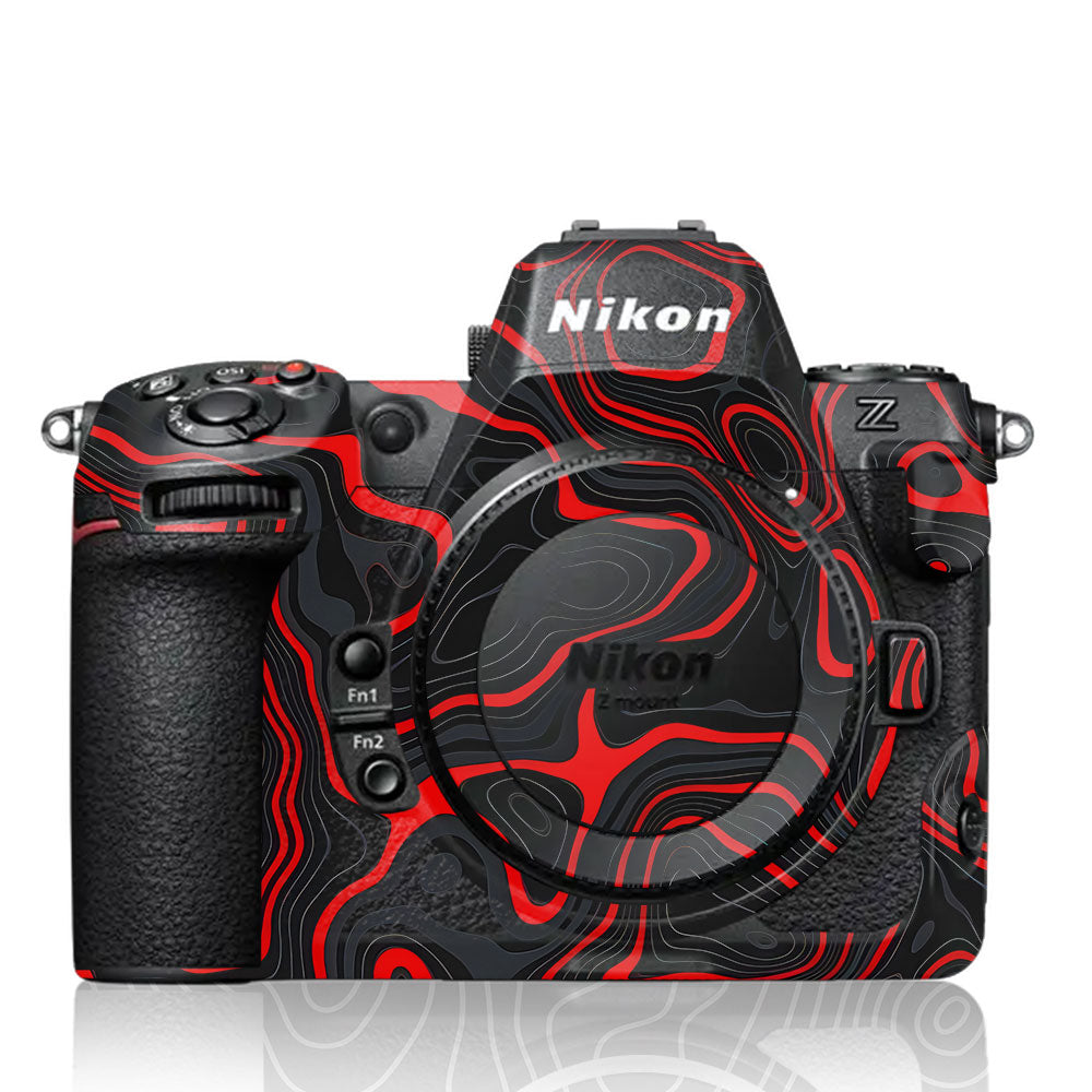 Crimson Waves Nikon Z8 Camera Skin