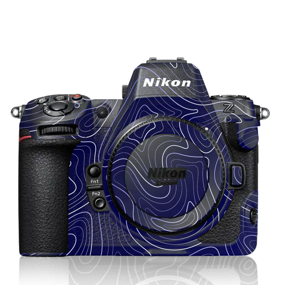 Deep Blue Contour Nikon Z8 Camera Skin