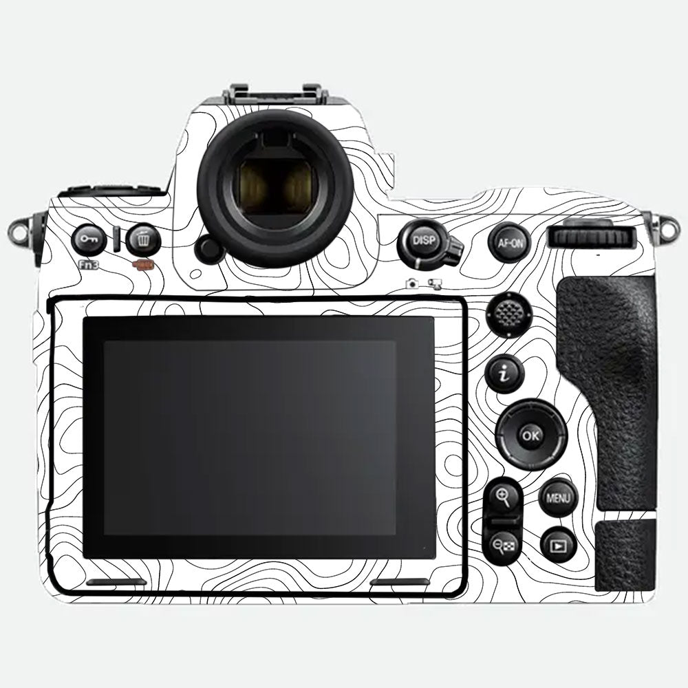 White Contour Design Nikon Z8 Camera Skin