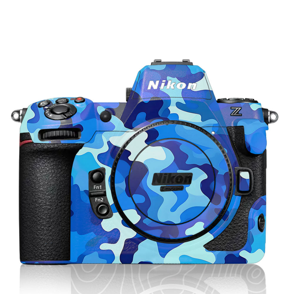 Arctic Blue Camo Pattern Nikon Z8 Camera Skin