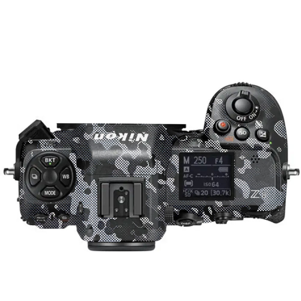 Stealth Grey Camo Nikon Z8 Camera Skin