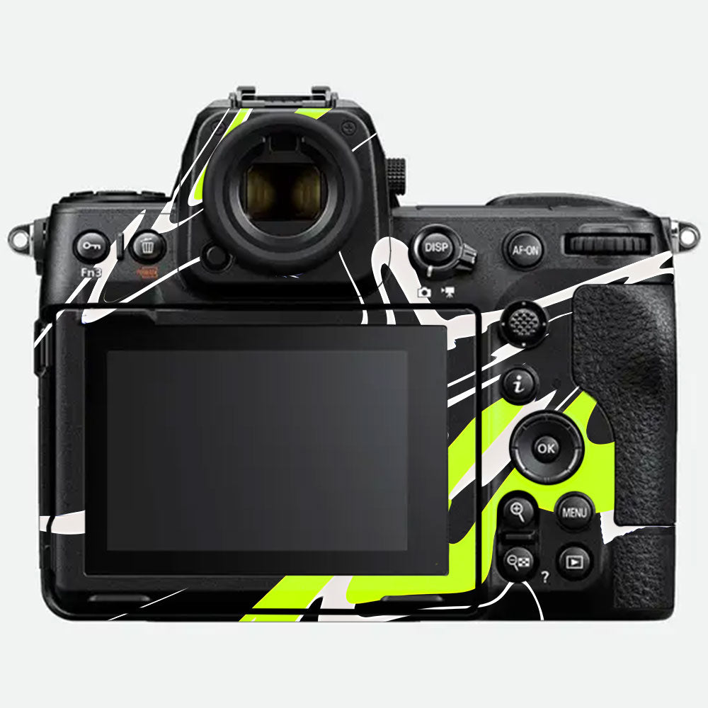 Neon Green and Black Pattern Nikon Z8 Camera Skin