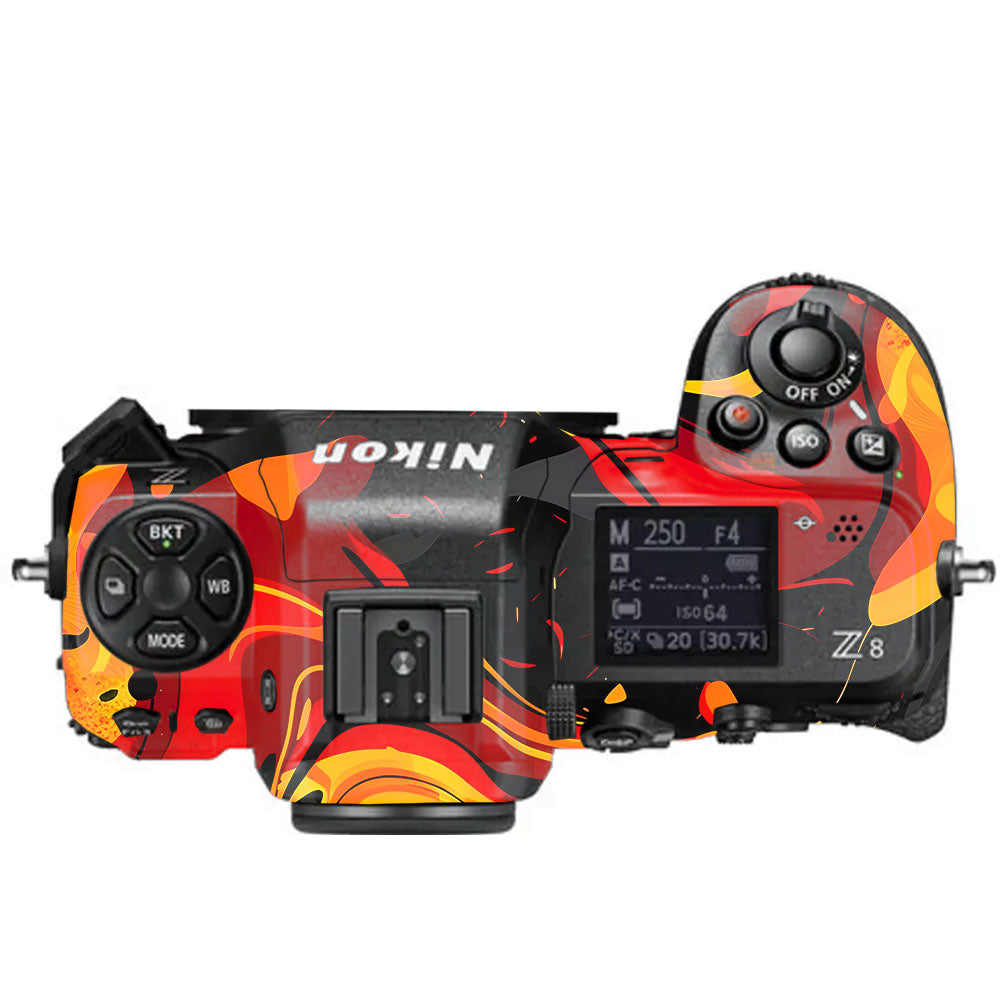 Lava Burst Nikon Z8 Camera Skin
