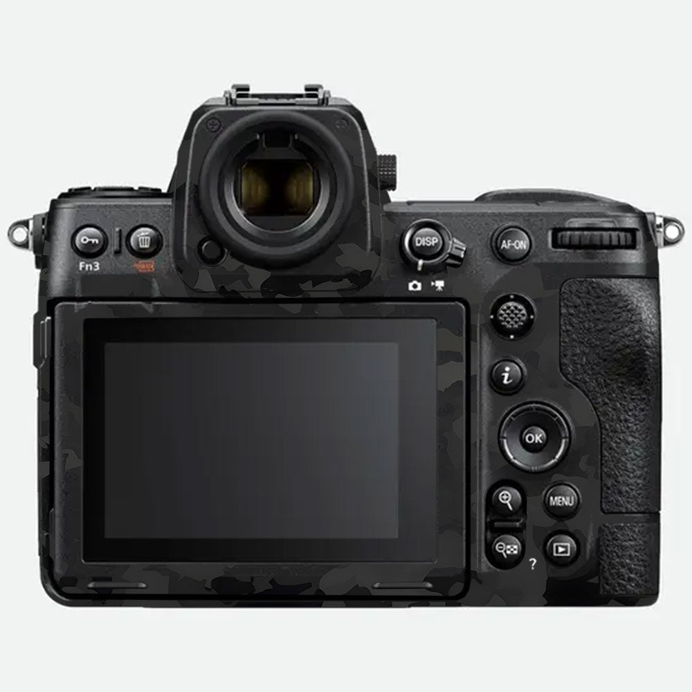 Black Camouflage Nikon Z8 Camera Skin
